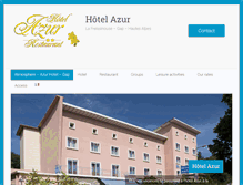 Tablet Screenshot of hotel-gap.com